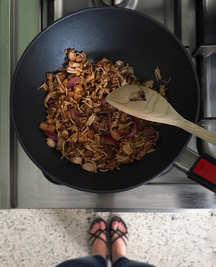 bereiding pulled jackfruit