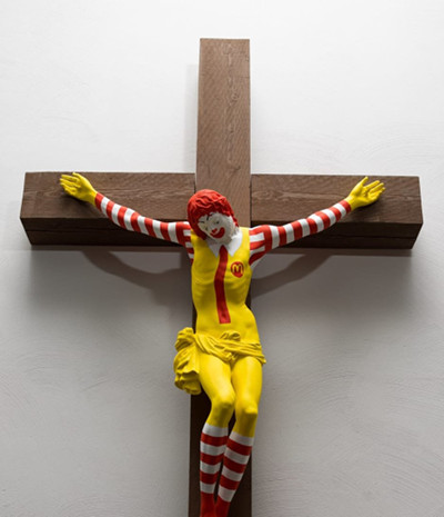 ronald mc donald crucifix