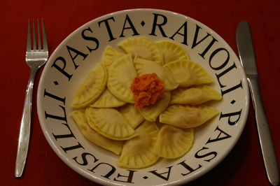 pompoenravioli