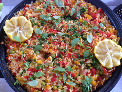 vegetarische paella