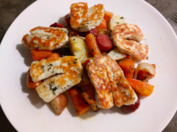 gegrilde groenten halloumi thb