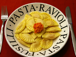 pompoenravioli